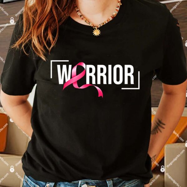 Breast Cancer Warrior Ribbon Shirt