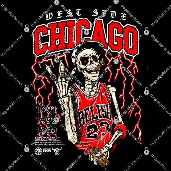 Chicago Bulls 3 Peat Champions Bootleg 90's T-Shirt