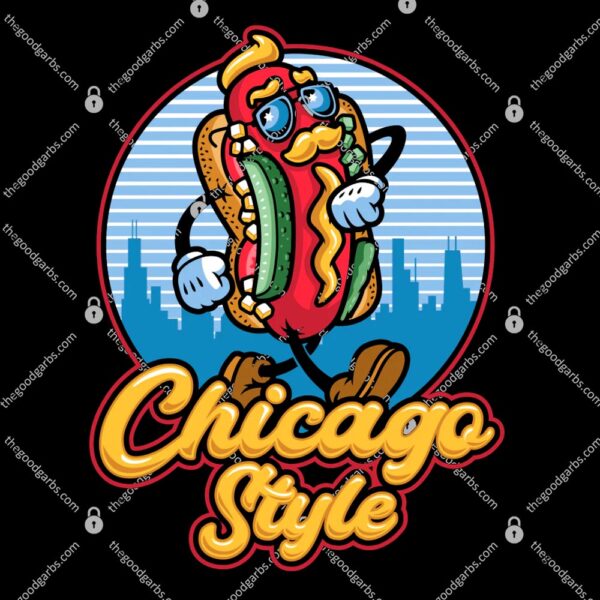 Chicago Style Dog T-Shirt