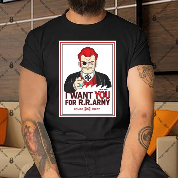 Commander Red Wants You Shirt