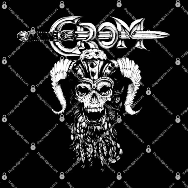 Crom Black Print T-Shirt