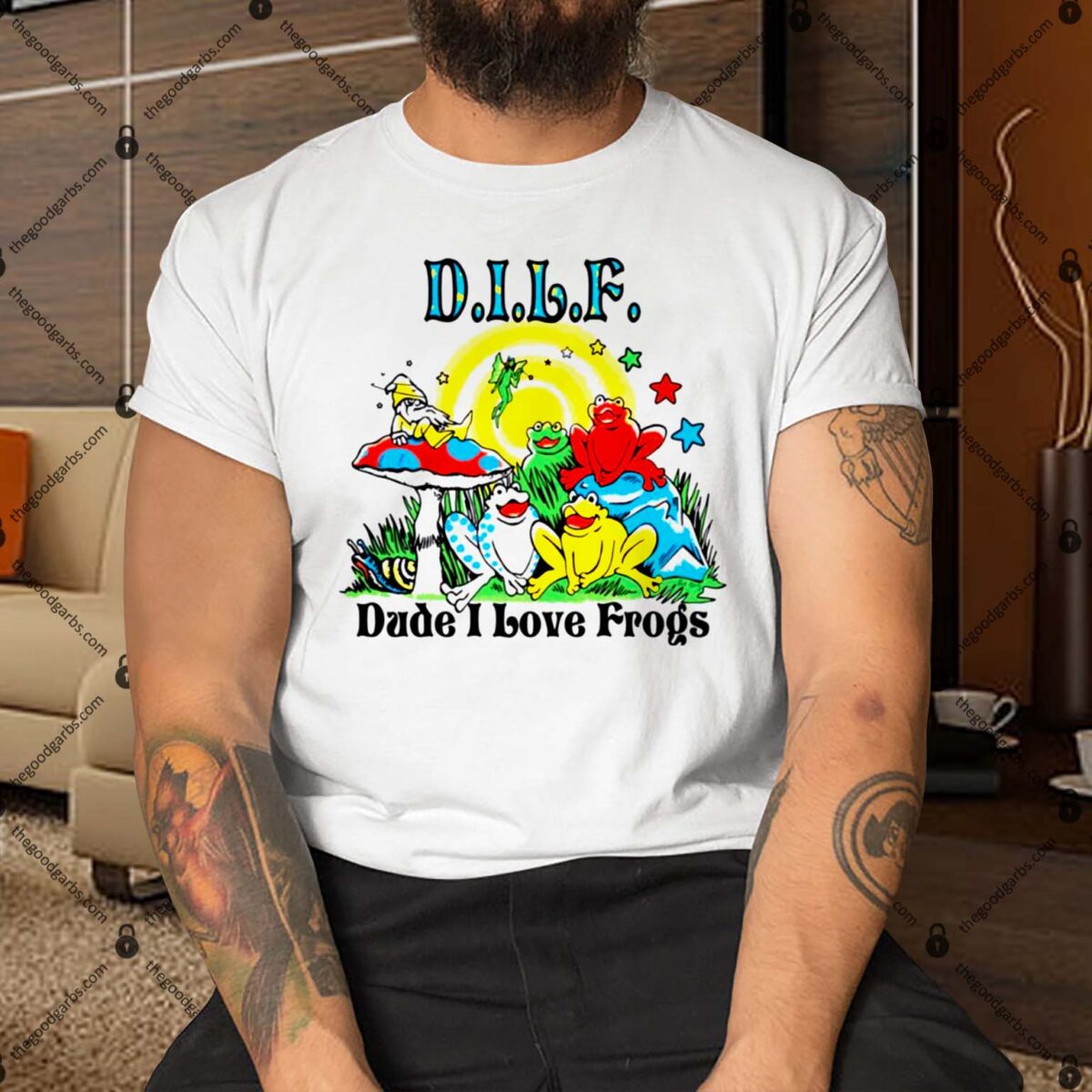 DILF Dude I Love Frogs Shirt