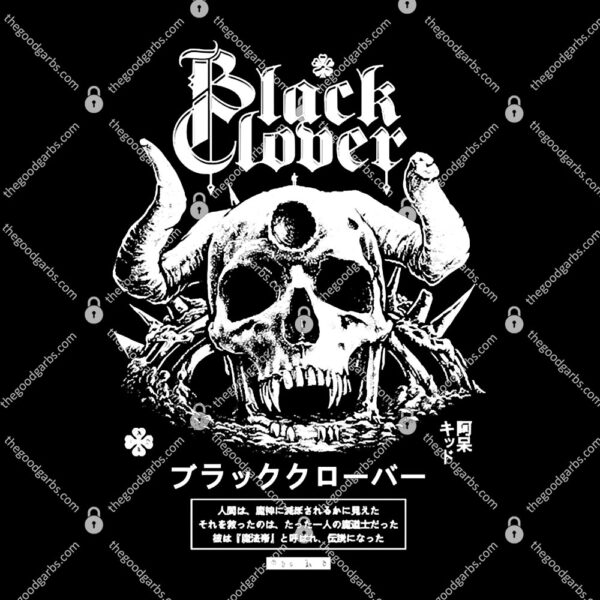 Demon Skull Black Clover T-Shirt