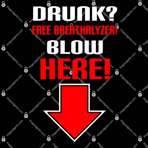 Drunk Free Breathalyzer T-Shirt
