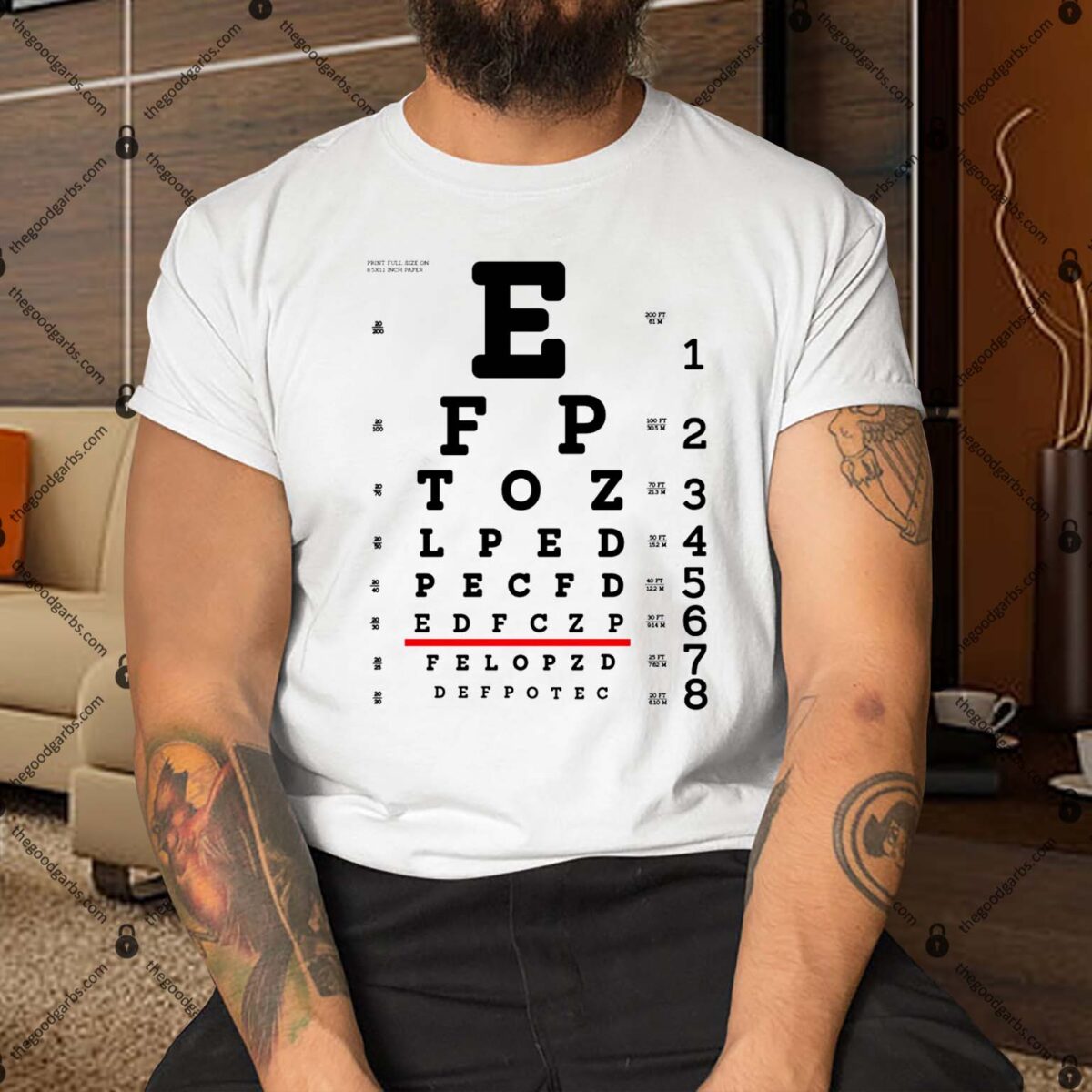 Eye Chart Shirt