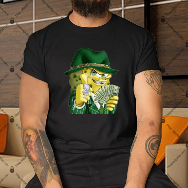 Gangster Spongebob Money Classic Novelty Shirt