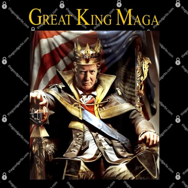 Great King Maga Donald Trump Throne T-Shirt