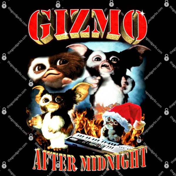 Gremlins Gizmo After Midnight Men's Black T-Shirt
