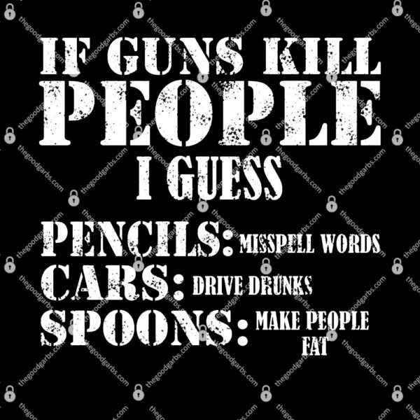 Guns Kill People Cars Drive Drunk T-Shirt