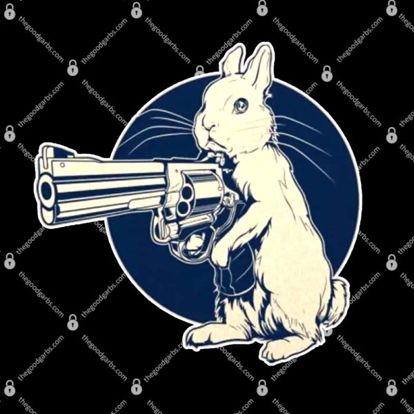 Hare Trigger Gangster Bunny T-Shirt