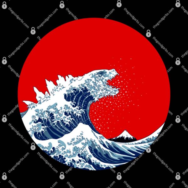 Hokusai Kaiju T-Shirt