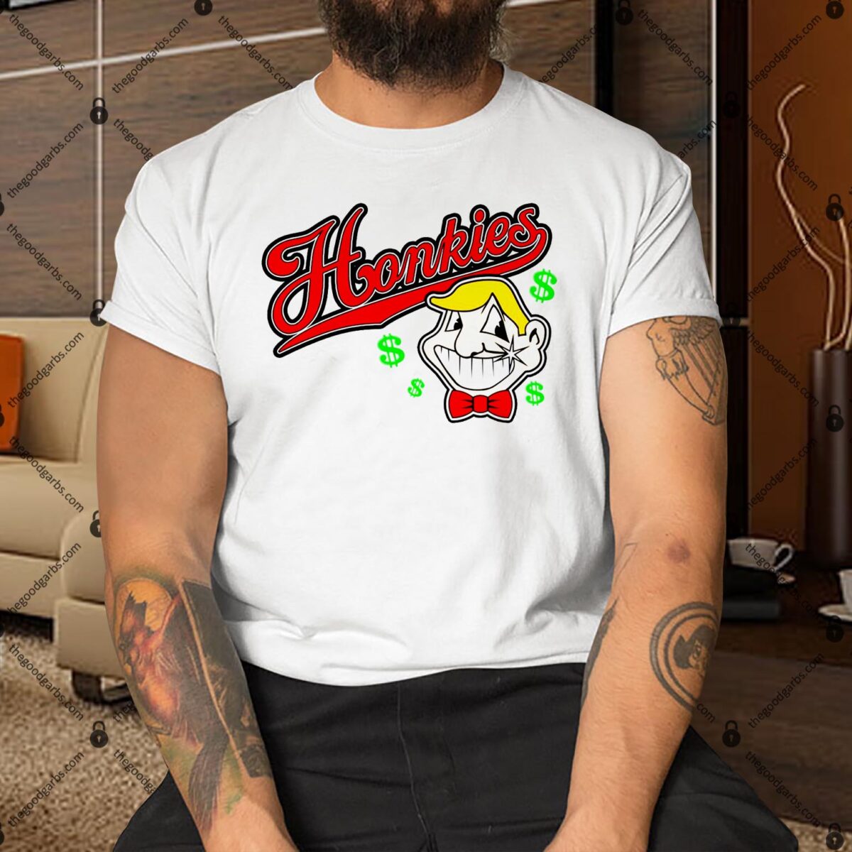 Honkies Caucasians Baseball Shirt