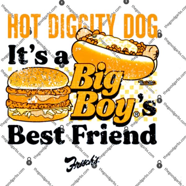 Hot Diggity Dog Big Boy's Best Friend T-Shirt