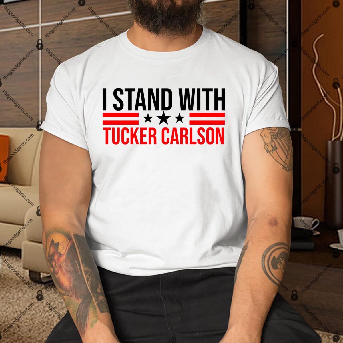 I Stand With Tucker Carlson Shirt