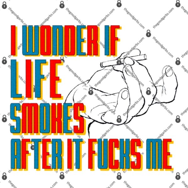I Wonder If Life Smokes After It Fucks Me T-Shirt11