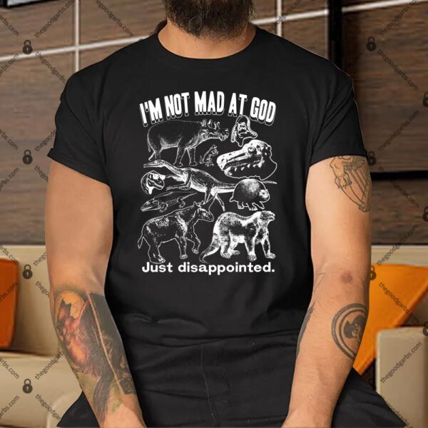 I'm Not Mad At God Just Disappointed by @ArcaneBullshit Shirt