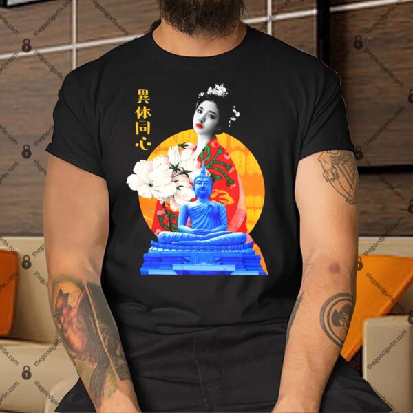 Japanese Buddha Female Shirt