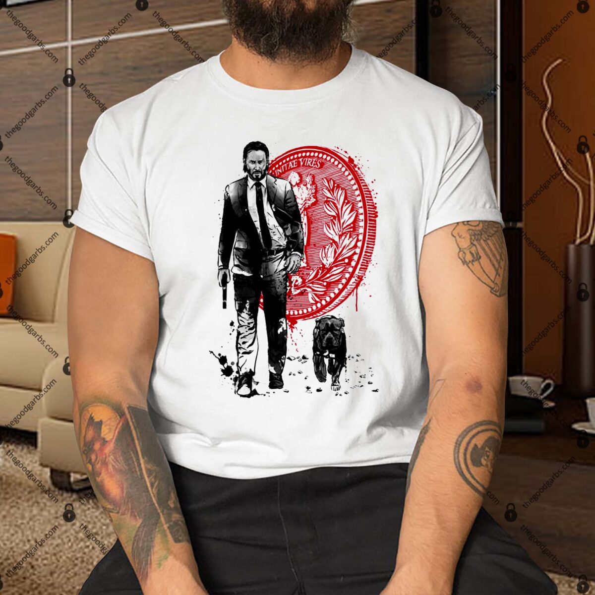 John Wick Lone Hitman and Cub Shirt