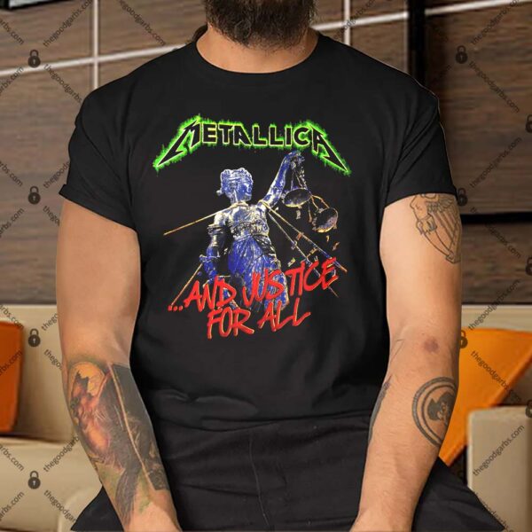 Justice For All Tour 88-89 Metallica Shirt