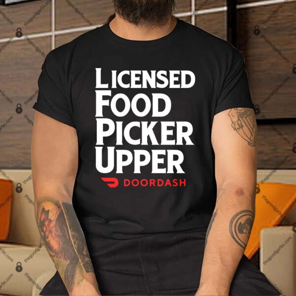 Licensed Food Picker Upper DoorDash Shirt