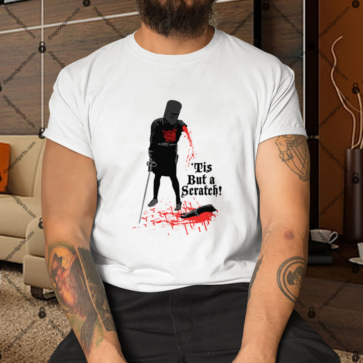 Monty Python Tis But A Scratch Gift Shirt