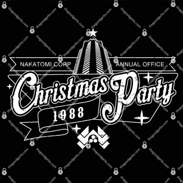 Nakatomi Plaza 1988 Christmas Party Holiday T-Shirt