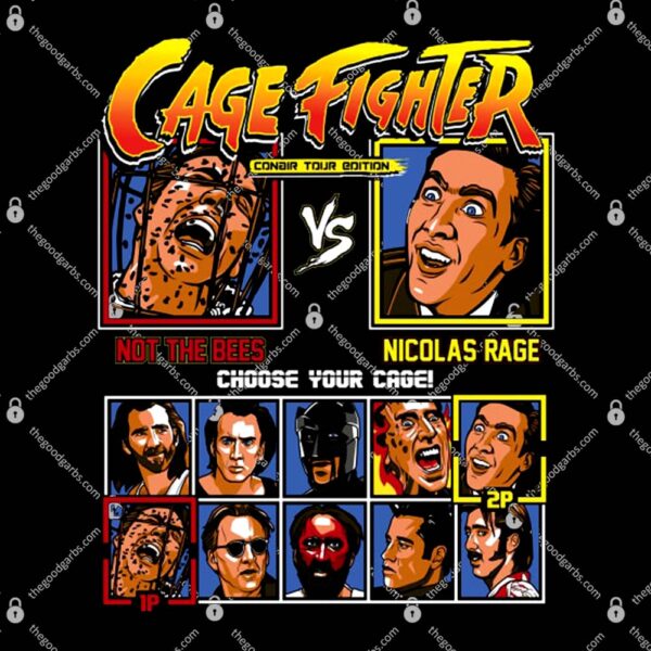 Nicolas Cage Fighter - Conair Tour Edition T-Shirt