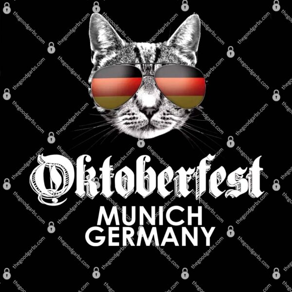 Oktoberfest Cat Munich Germany T-Shirt