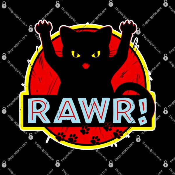Parody Cat Rawr Logo T-Shirt