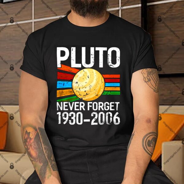 Pluto Never Forget 1930-2006 Shirt