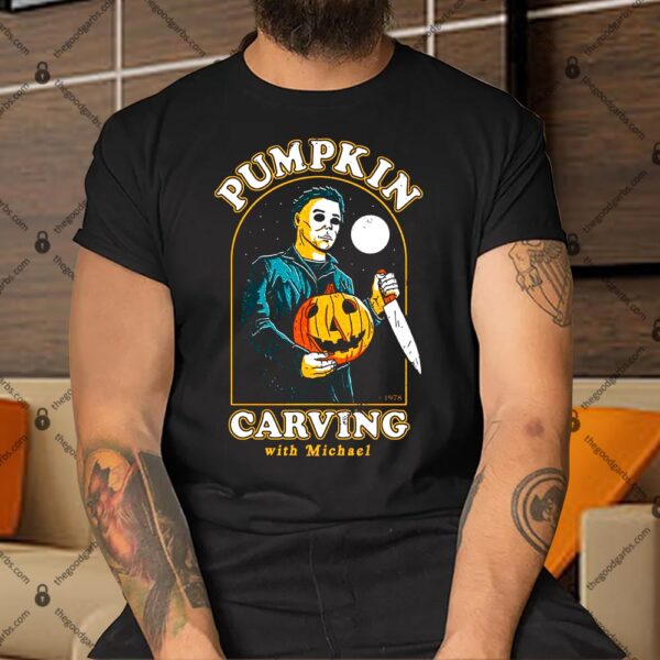 Pumpkin Carving With Michel Shirt