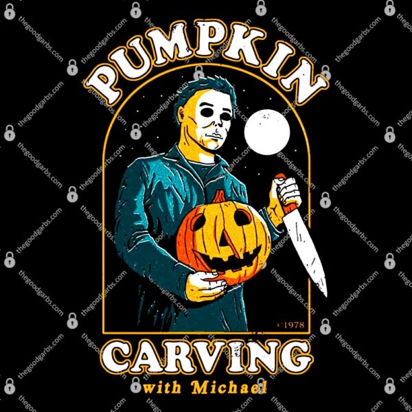 Pumpkin Carving With Michel T-Shirt
