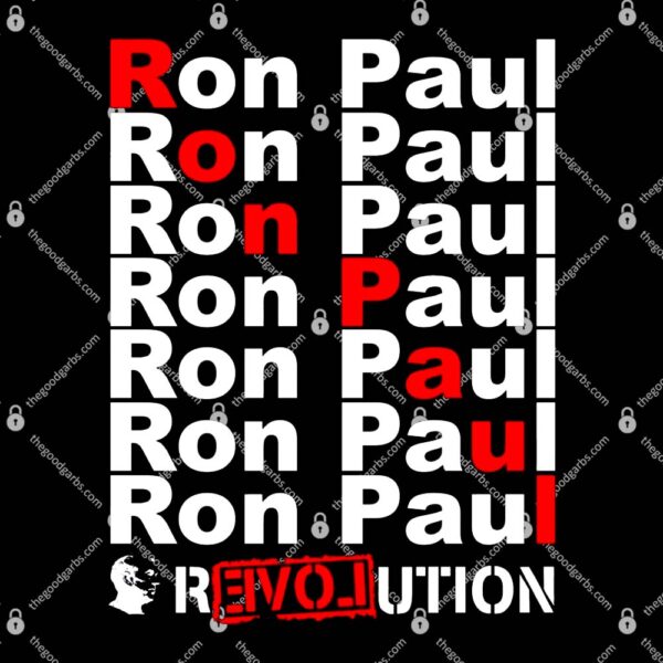 Ron Paul Revolution Word T-Shirt