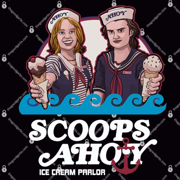 Scoops Ahoy Ice Cream Parlor T-Shirt