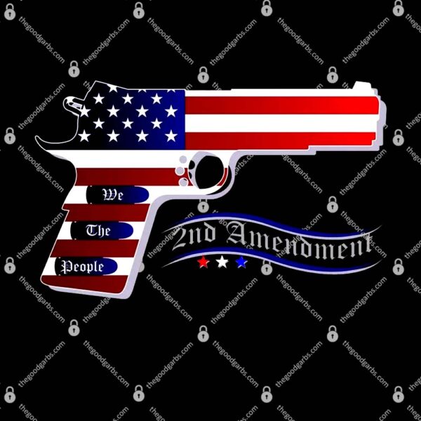 Second Amendment Support Hand Gun T-Shirt