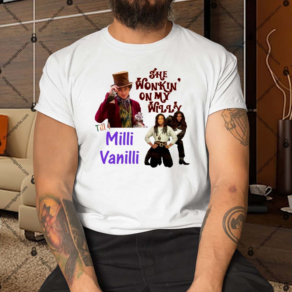 She Wonkin' On My Willy Till I Milli Vanilli Shirt