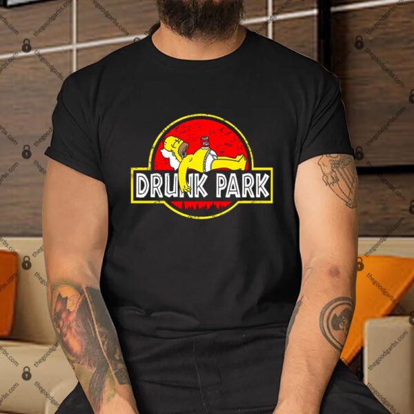 Simpson Jurassic Drunk Park Shirt