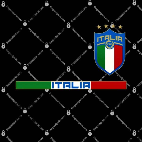 Soccer Team Championship Italia Italy Logo T-Shirt