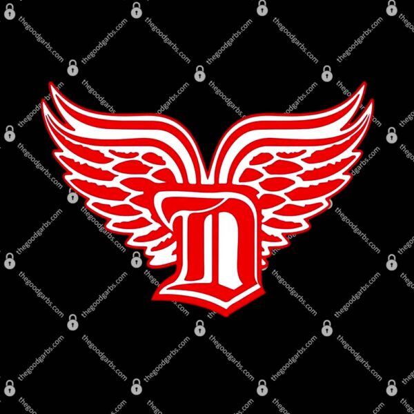 Sporty Detroit Fan Old English D With Wings T-Shirt