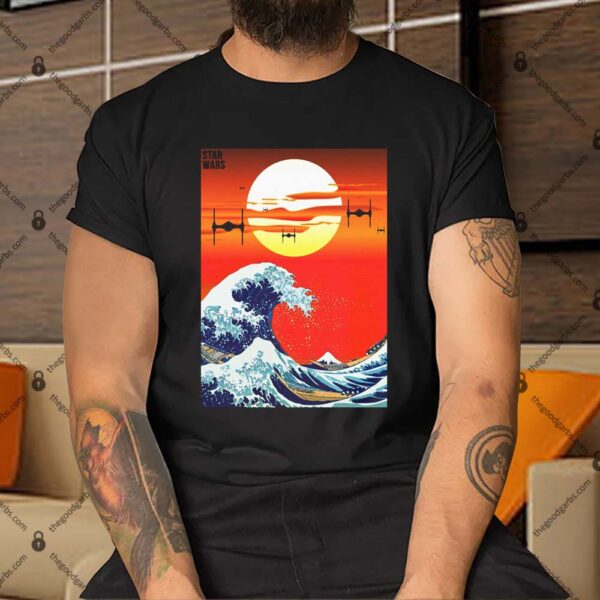Star Wars meets Hokusai Shirt