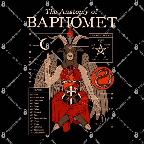 The Anatomy of Baphomet T-Shirt