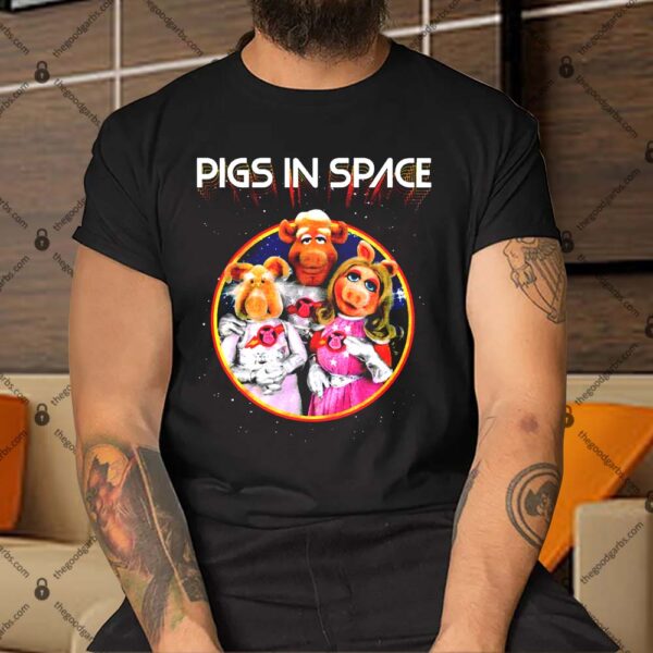 The Muppets Pigs In Space Soft Fitted 301 Cotton Shirt