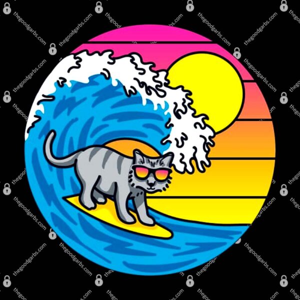 The Purrfect Wave T-Shirt