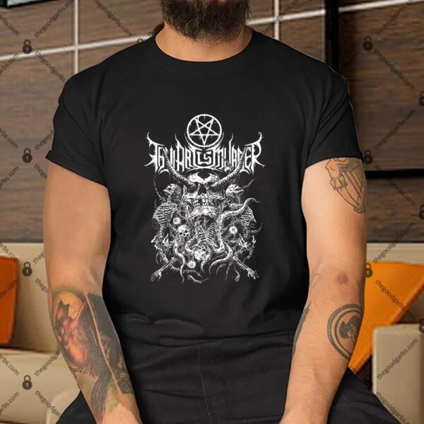 Thy Art Is Murder Men's Riddick Skull Pile Shirt