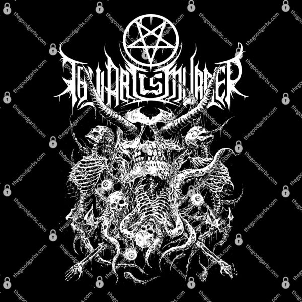 Thy Art Is Murder Men's Riddick Skull Pile T-Shirt