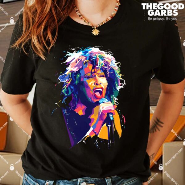 Tina Turner WPAP Design Shirt
