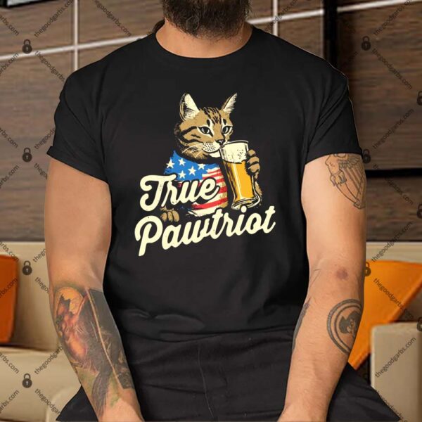 True Pawtriot Cat Shirt