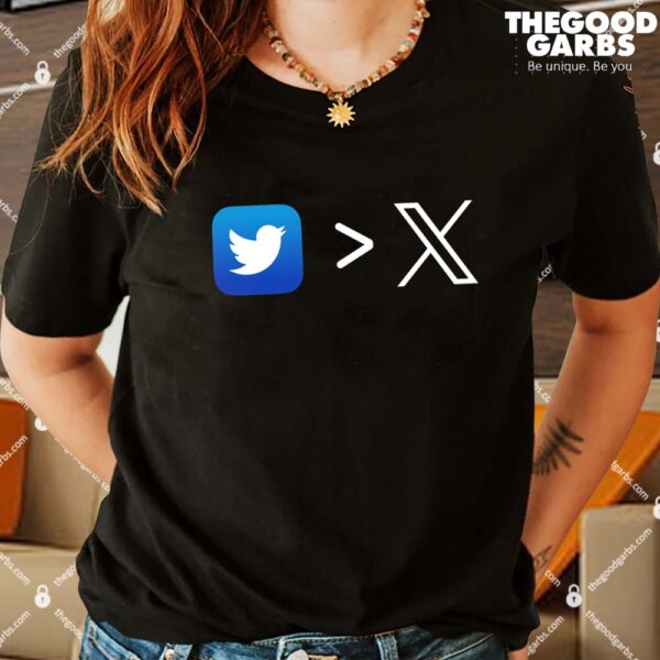 Twitter Logo Update Women Shirt