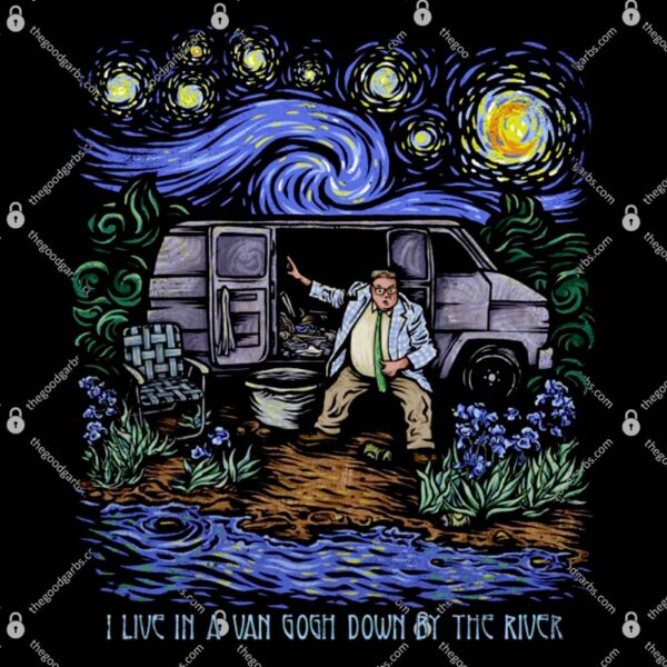 Van Gogh Down By the River T-Shirt