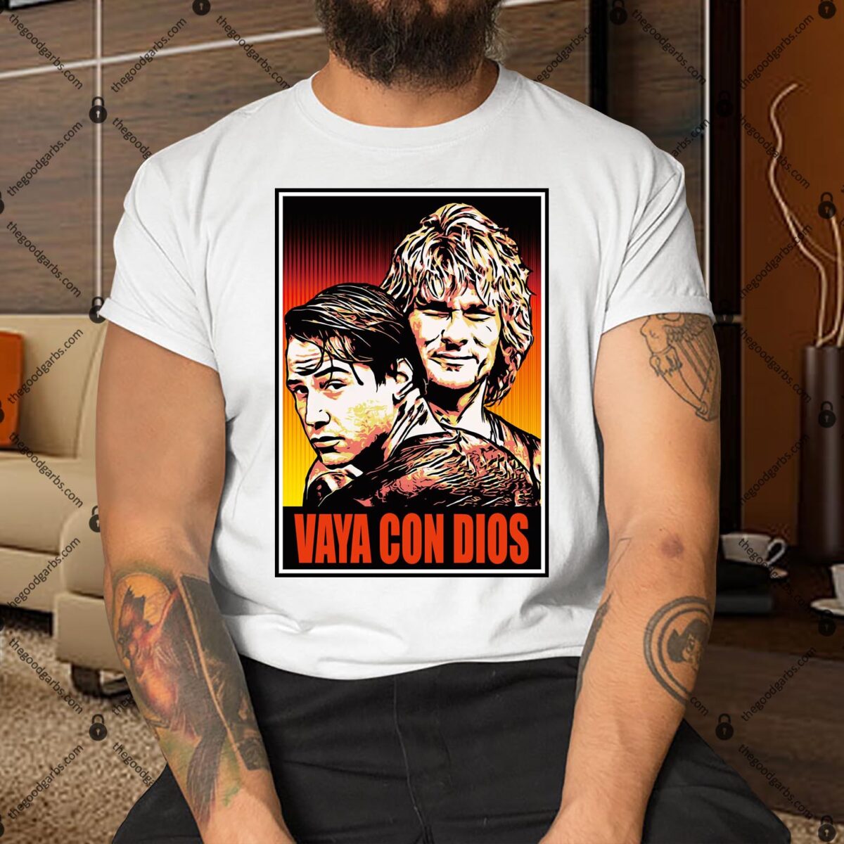 Vaya Con Dios Brah Patrick Swayze point Shirt